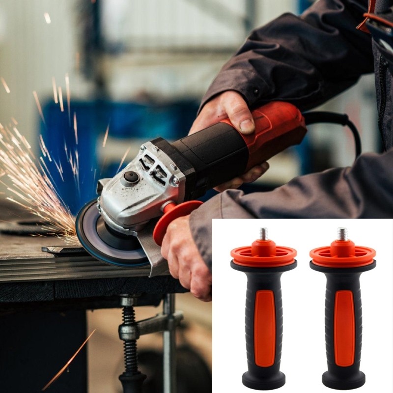 Nonslip Ergonomic Replacement Handle for 100 125mm Angle Grinders and Polishers