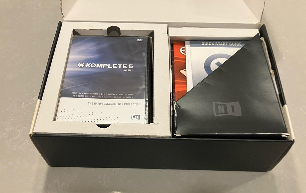 Komplete 5 Native Instruments Collection Bundle Absynth Piano Guitar - Software