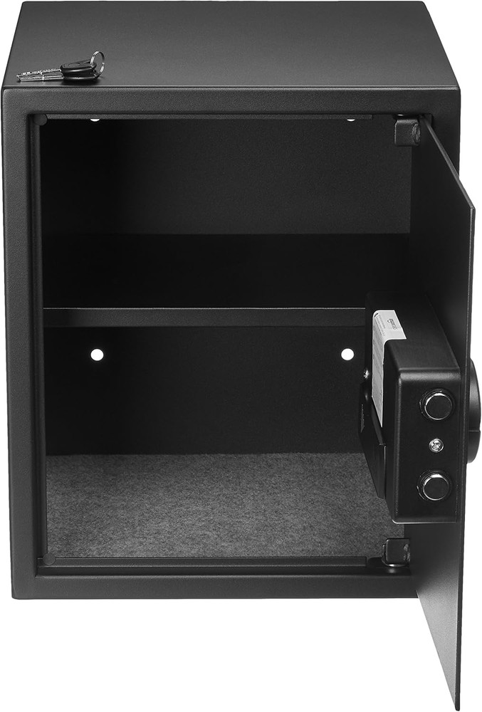 Steel Home Security Safe with Electronic Keypad, Programmable Combination Lock f