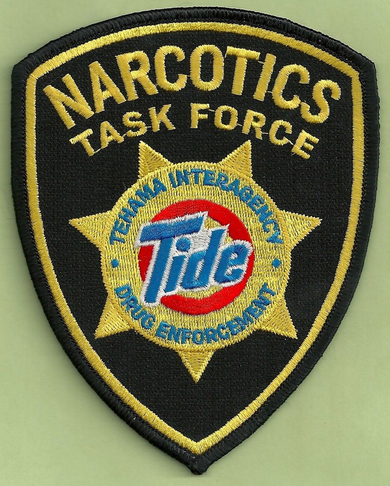 TEHAMA COUNTY CALIFORNIA INTERAGENCY DRUG ENFORCEMENT TASK FORCE PATCH