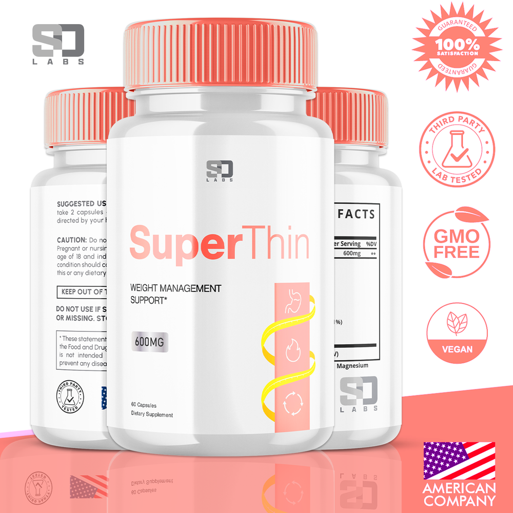 SuperThin - Advanced Weight Support Supplement Natural Formula 60 Capsules