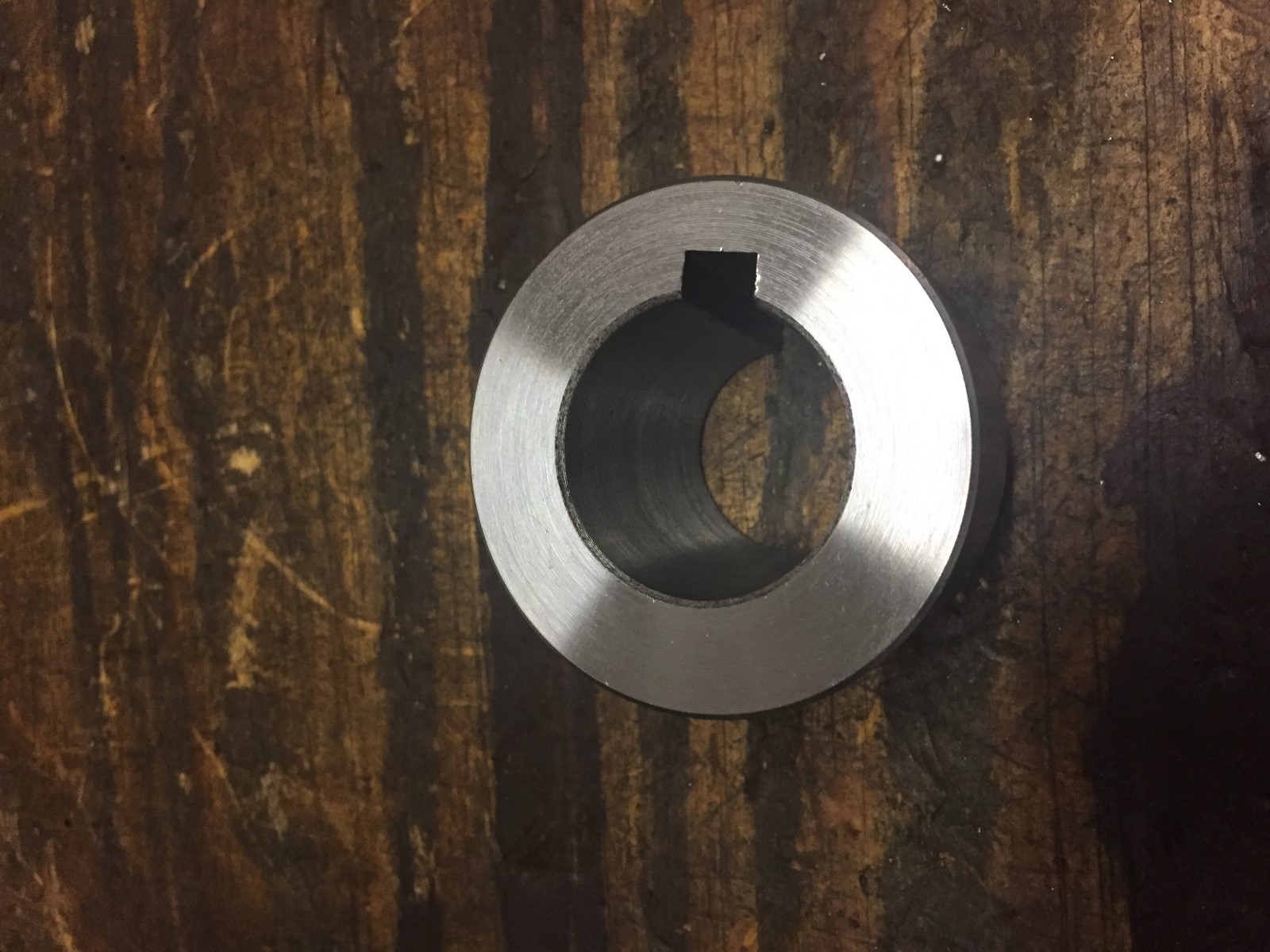 Hydraulic Wheel Motor Tapered Shaft Adaptor 1-1/4" to size W Hub White Char Lynn