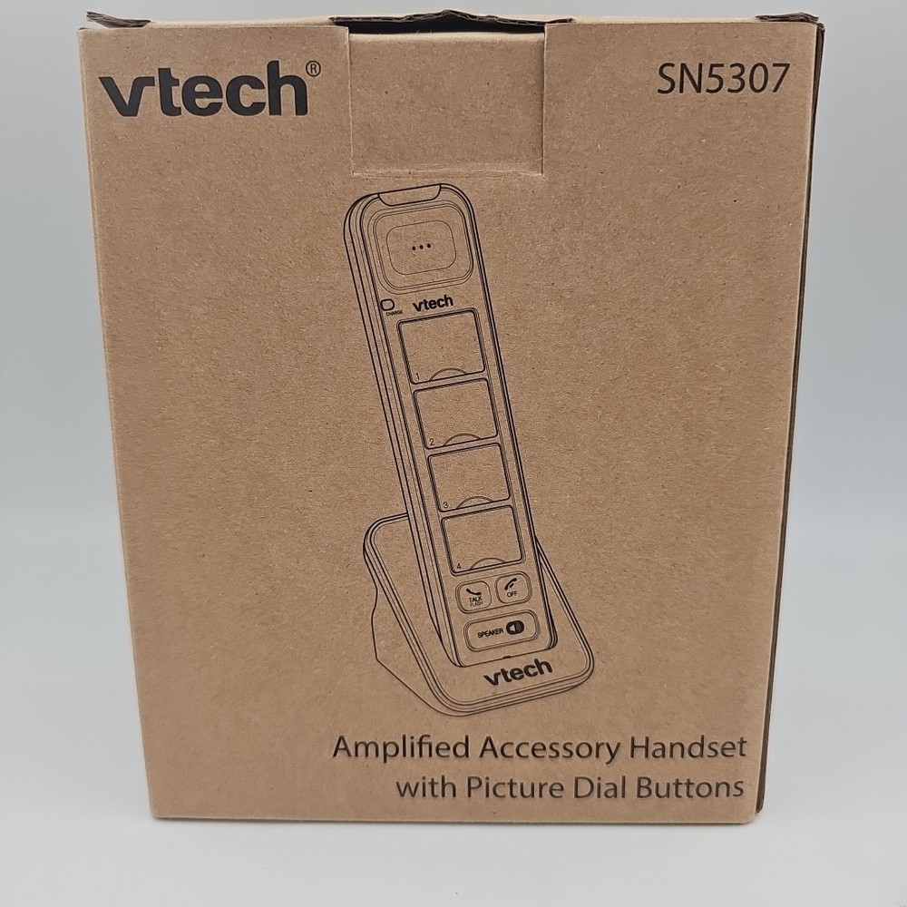 VTech SN5307 Amplified Photo Dial Accessory Handset Big Button