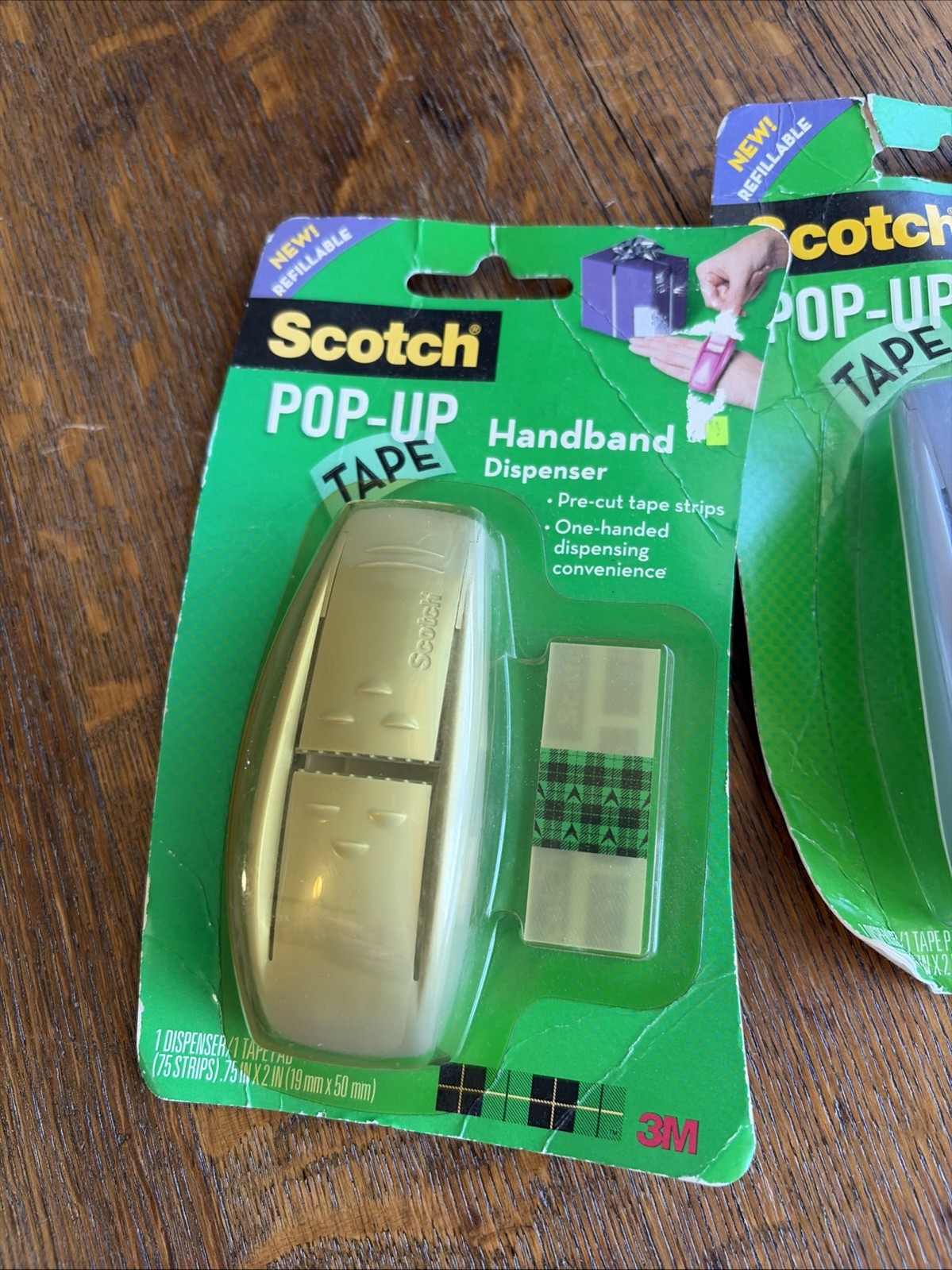 Scotch Pop-Up Tape Handband Dispenser Gray - 50-strips