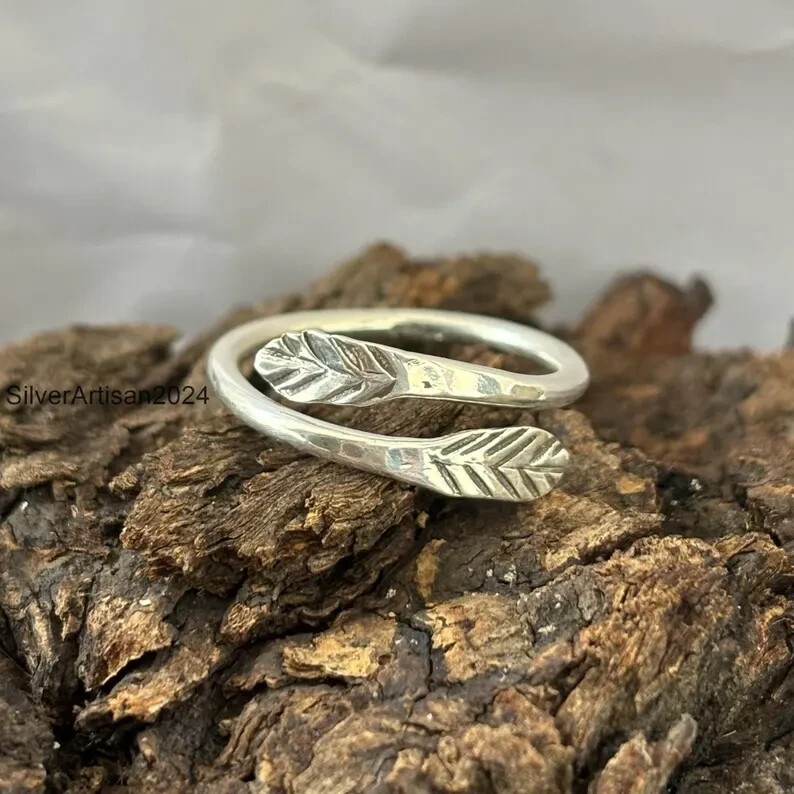 Bypass Thumb Ring, 925 Sterling Silver Ring, Midi Ring,Handmade Ring, All size