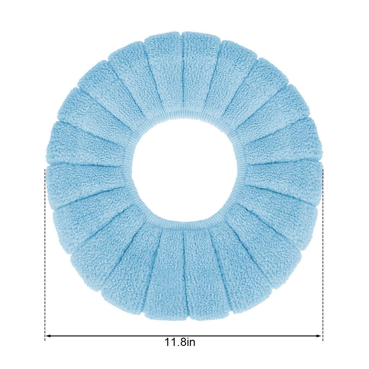 1/2/4x Bathroom Toilet Seat Closestool Cushion Washable Soft Cover Mats Warmer