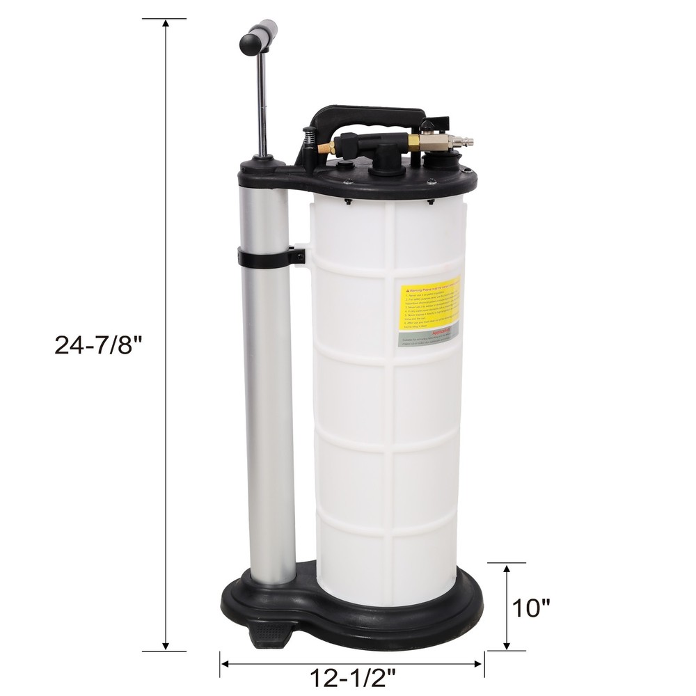 9L Pneumatic/Manual Oil Extractor Pump for Auto Fluids