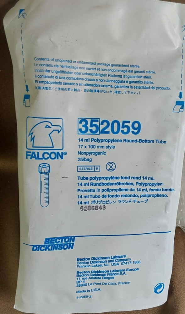 14ml Polypropylene Round Bottom Tubes