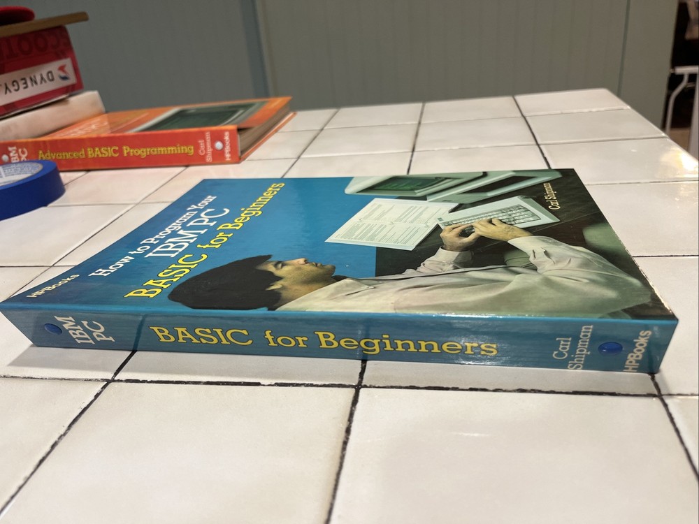 Vintage 1983 How To Program Your IBM PC Basic For Beginners - Carl Shipman