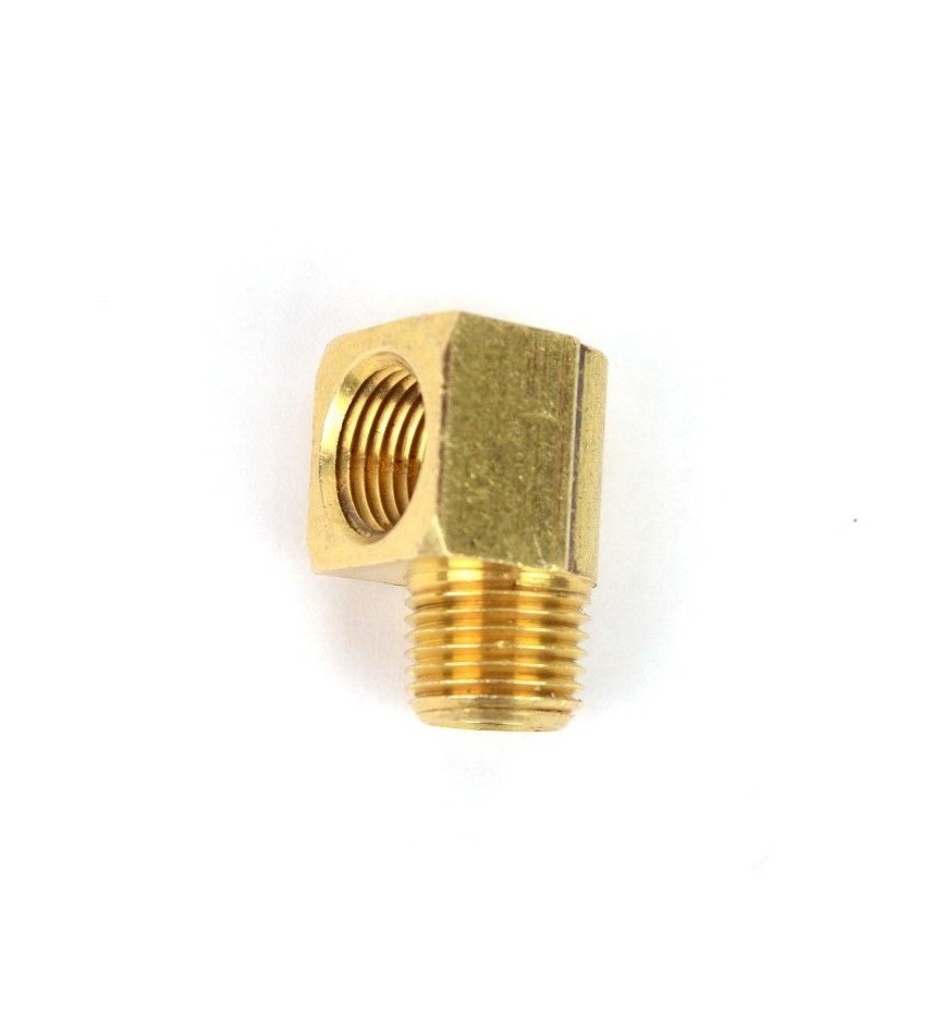 1/8"-27 NPT 90° Brass Fitting