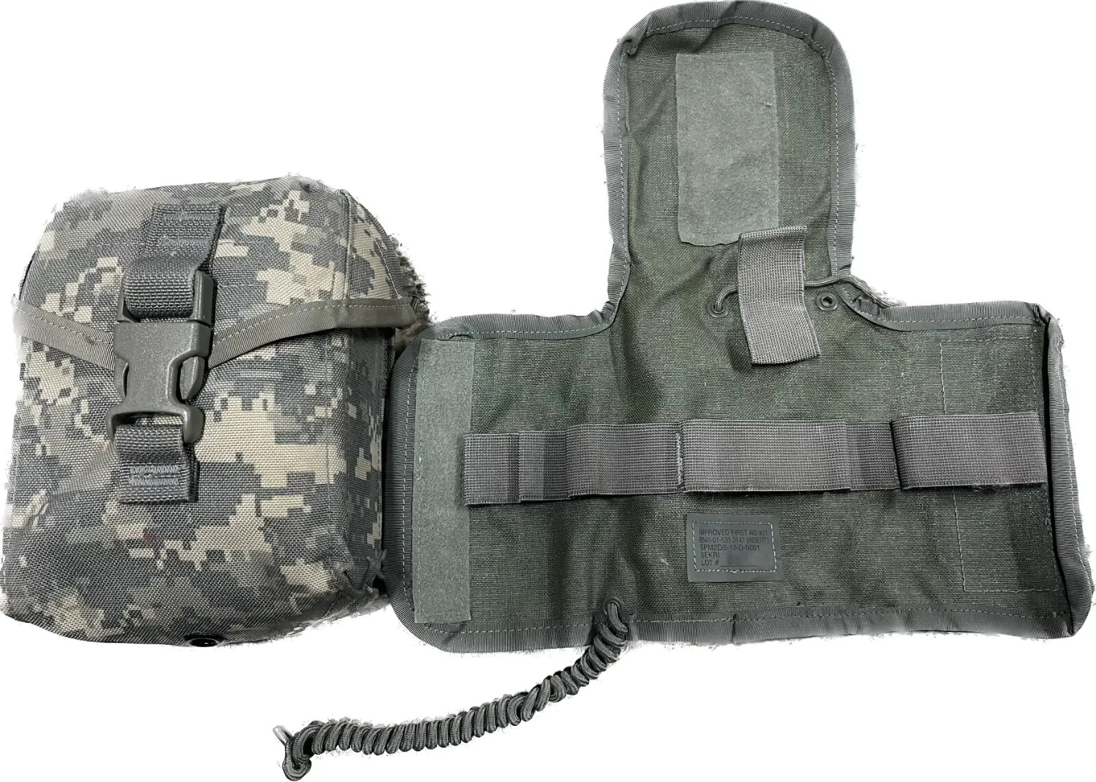 US Army ACU Molle IFAK First Aid Pouch with Insert - No Contents EXCELLENT