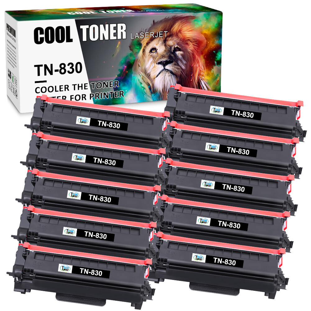 TN830 Toner Cartridge for Brother TN830 XL DCP-L2640DW HL-L2480DW HL-L2405W LOT