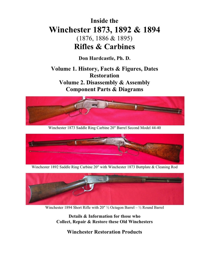 Book: Inside the Winchester 1873, 1892 & 1894