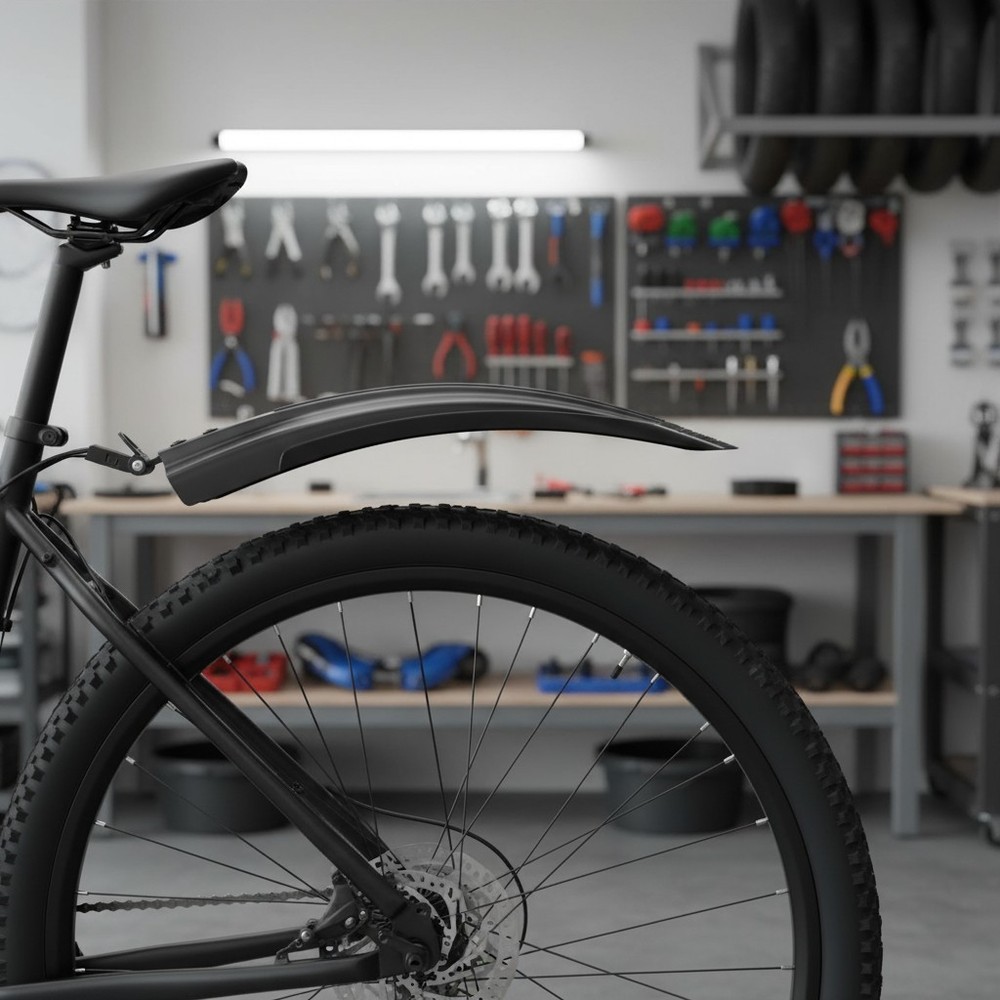 Universal Bicycle Mudguards, Lightweight Design for Road and Mountain Bikes