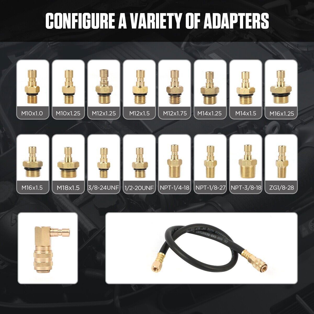 Oil Pressure Tester Kit Tool 0-426 PSI Engine Oil Pressure Tester Digital Gauge