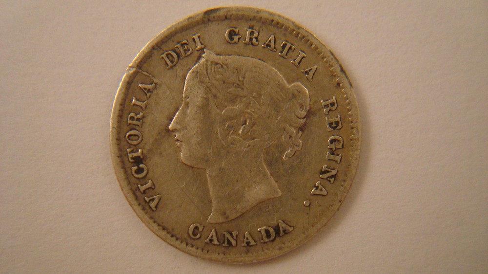 1870 Canada Silver Five 5 Cents - Nice Condition, You Grade It (#Ct3a)