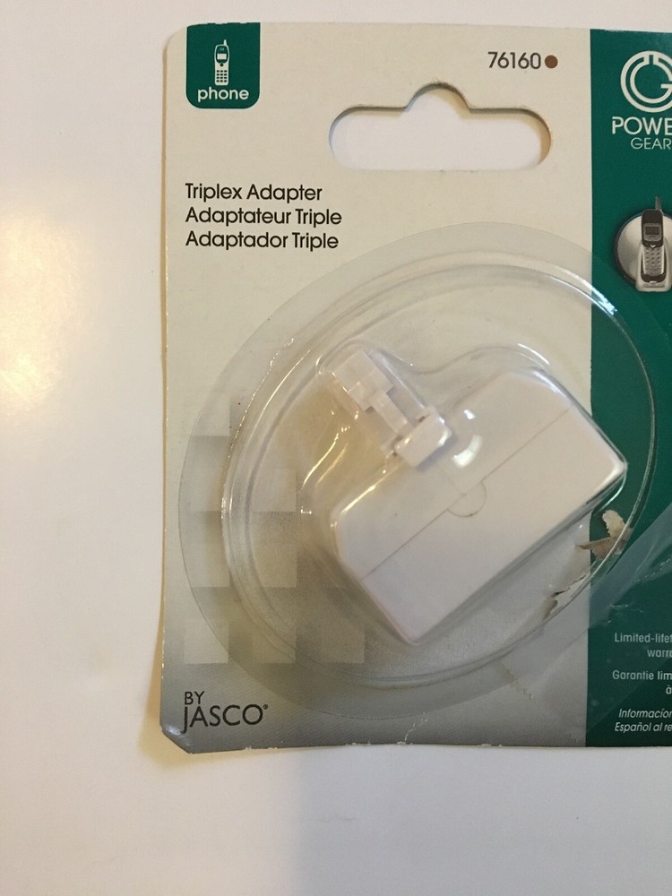 Phone Plug Adapter TRIPLEX ADAPTER [Electronics] NEW —365