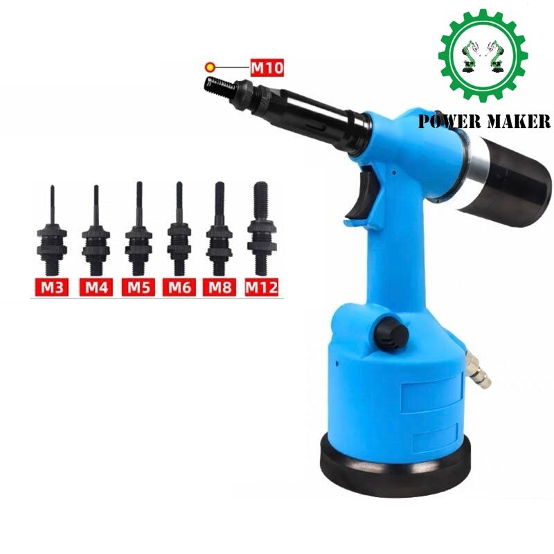 Automatic Insert Threaded Riveting Rivnut Tool Pneumatic Air Rivet Nut Guns