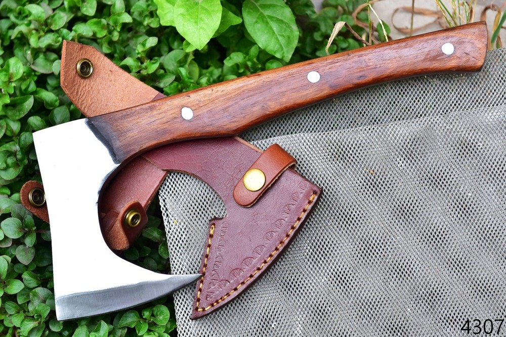13" Tactical Tomahawk Throwing Hatchet Axe Fixed Blade Survival Knife Camping