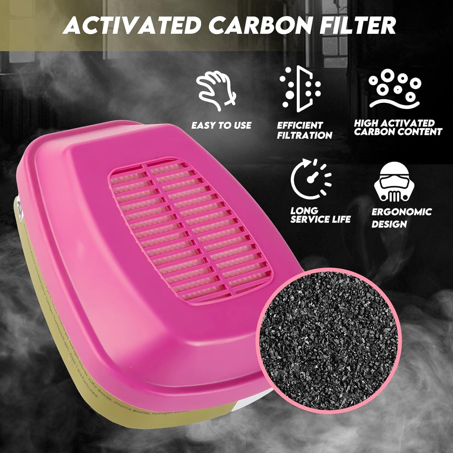 1 Pair 60926 Multi Gas Vapor P100 Replacement Respirator Protection Cartridge US