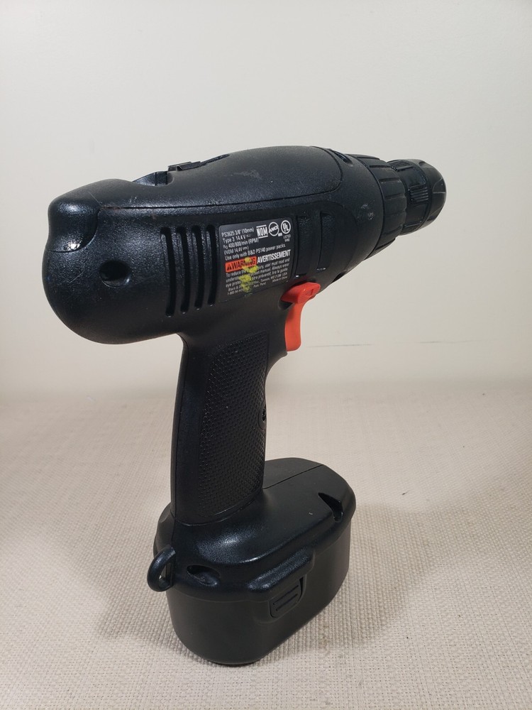 Black & Decker 14.4V PS3625 3/8" Chuck Type 3 Cordless w/ a Battery Pack