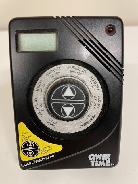 Qwik Time Quartz Metronome - Tested with New Battery