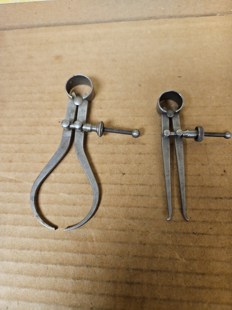 Moore & Wright Spring-Joint Inside & Outside Calipers **SEE PICS**