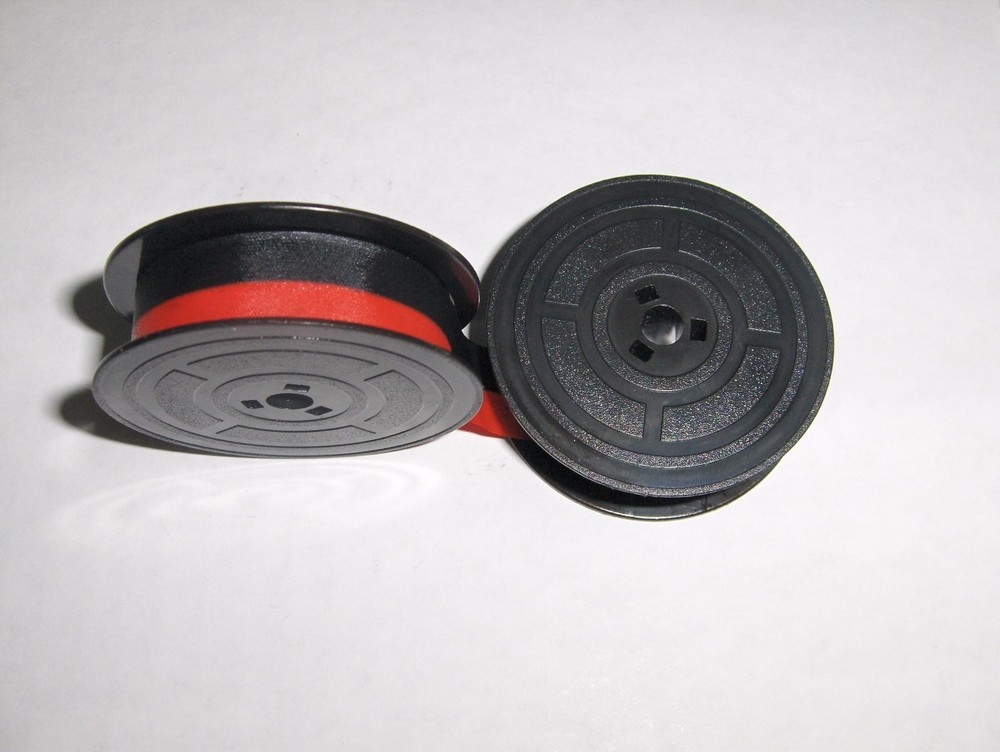 Olivetti STUDIO 45 Typewriter Ribbon Black and Red Ink Original Olivetti Spools