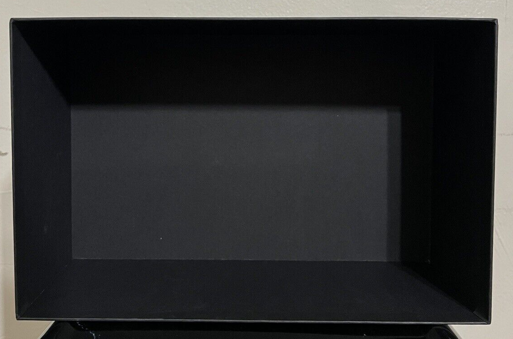 Roberto Cavalli 100% Authentic BLK Empty Shoe Box Men EUR43