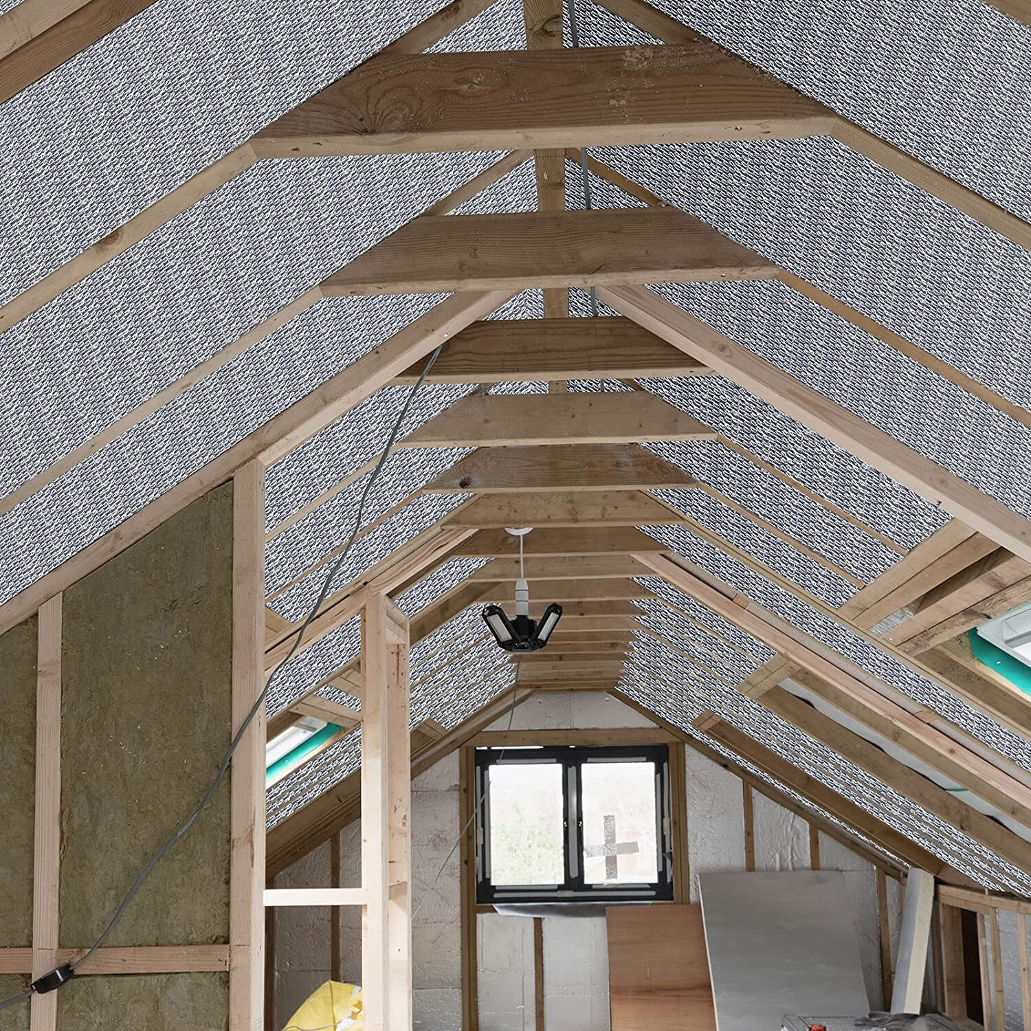 16 Pcs 24'' x 48" Garage Door Insulation KIT Set Garage Door Insulation Panels