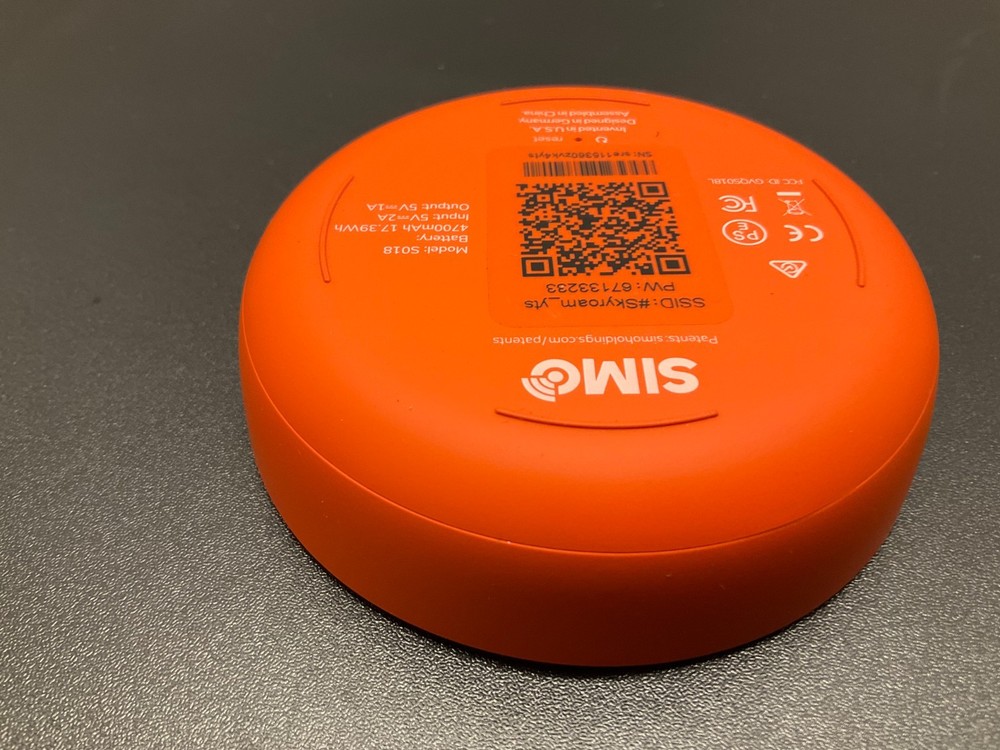 SIMO Solis Lite 4G LTE WiFi Mobile Hotspot