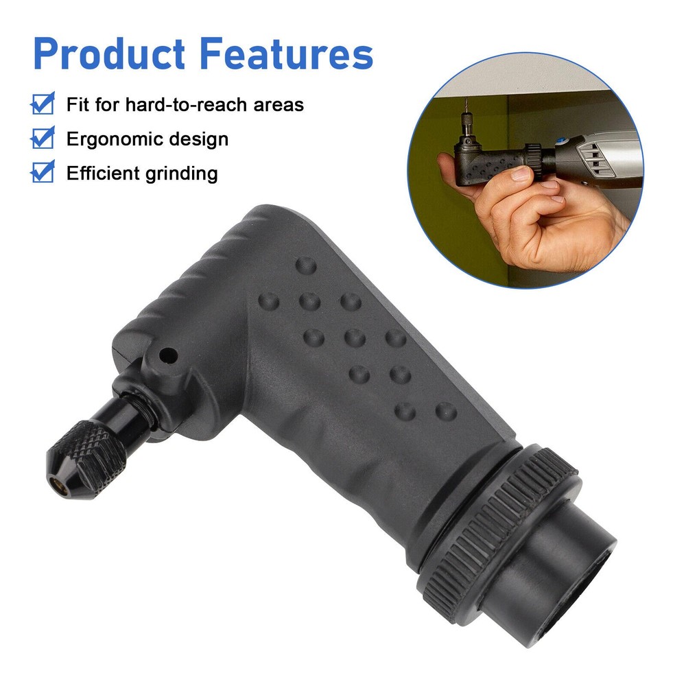 Durable Right Angle Converter Adapter Rotary Tool Attachment Part For Dremel