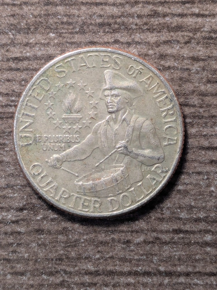 1976-D Washington Quarter Improperly Annealed plus Filled Mint Mark