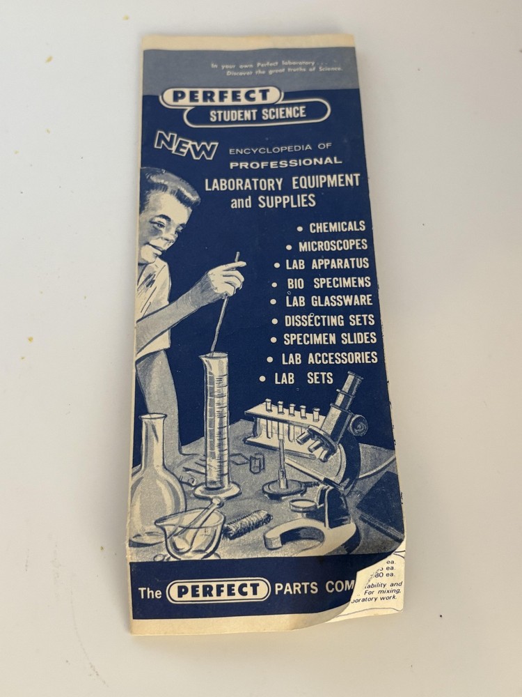 Vintage Perfect Science Microscope Slide Sets Lot + Dissecting Kit 8 Sets Lab