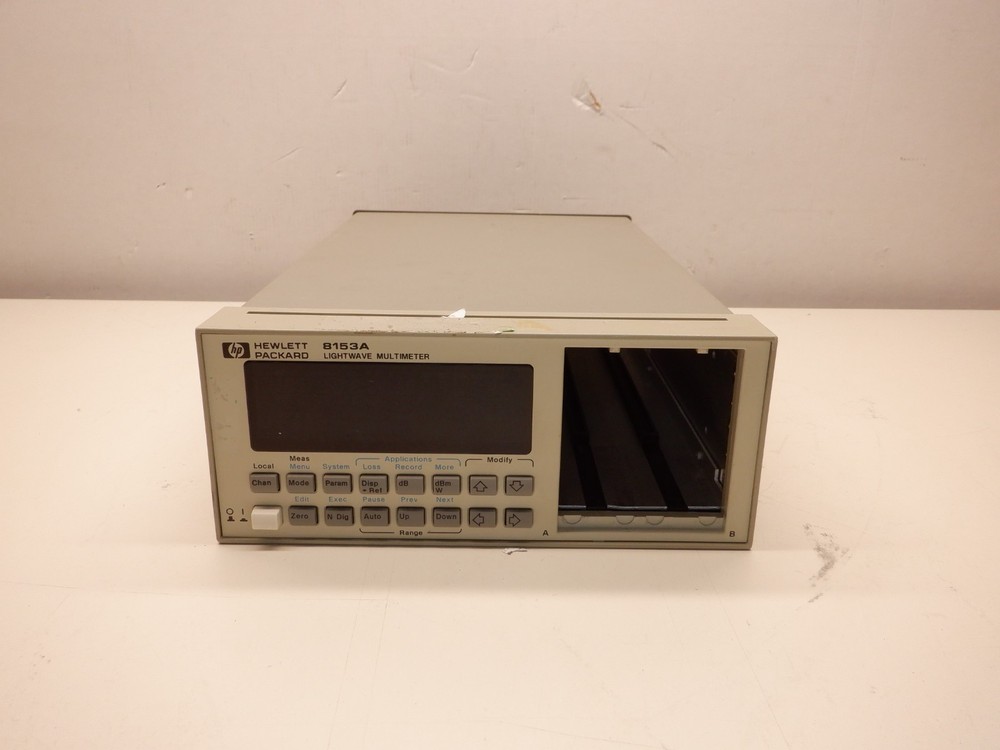 HP 8153A LIGHTWAVE MULTIMETER