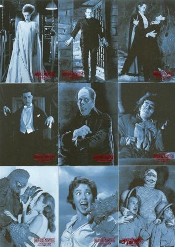 Universal Monsters Silver Screen Base Card Set 90 Cards