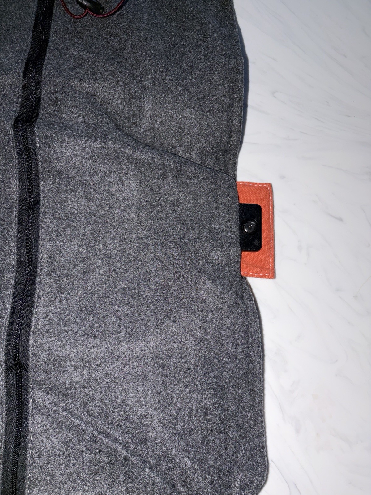 Stoov Big Hug cordless heated seat back pad Infrared technology Gray Warm