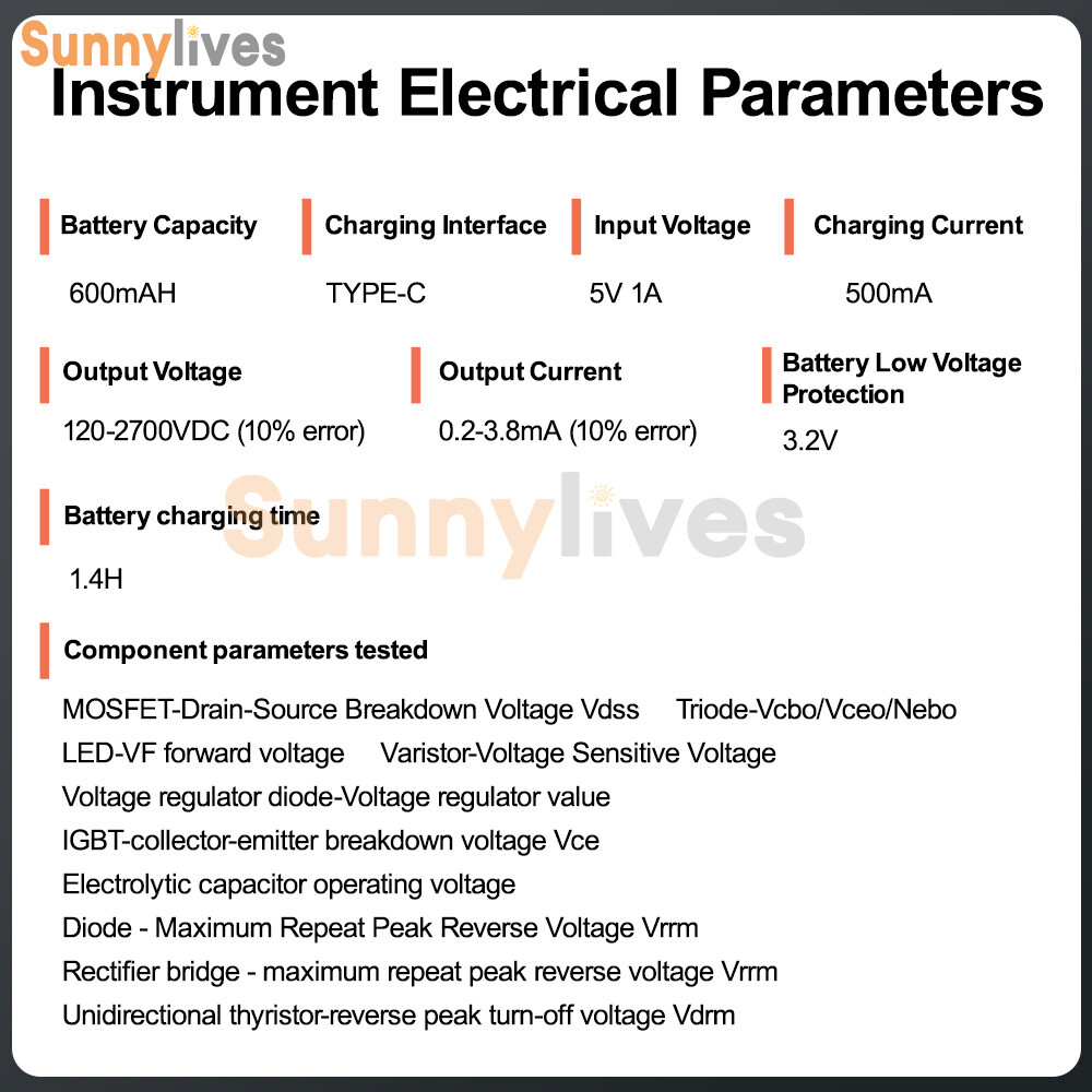 Digital Transistor Tester MOS Diode Triode Resistance Capacitance Voltage Tester