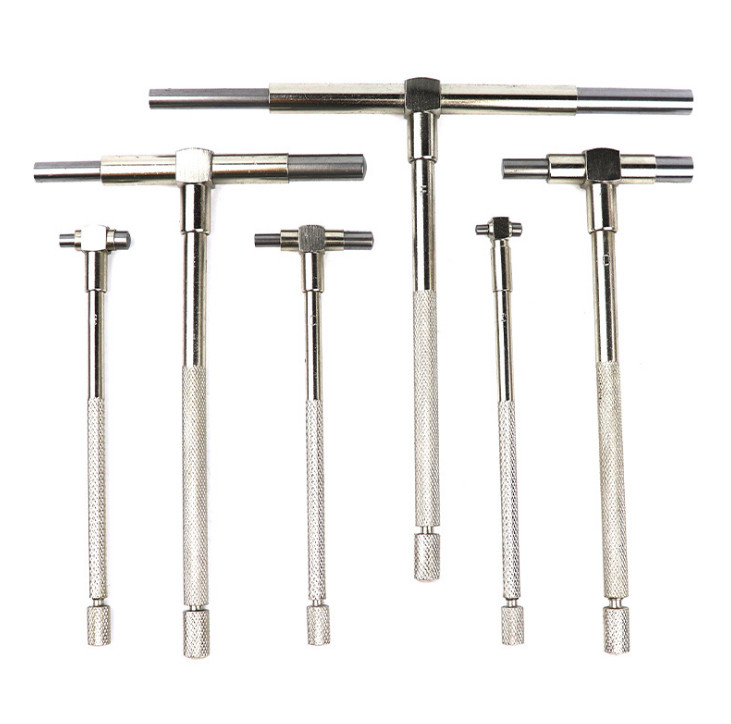 6Pcs/Set 8-150mm Adjustable Inner Diameter Gauge Micrometer Measuring Tools Kit