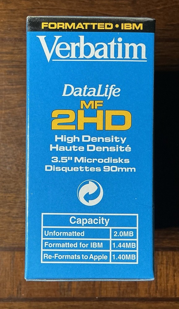 Verbatim DataLife MF-2HD NOS 100 Count🔥🔥🔥