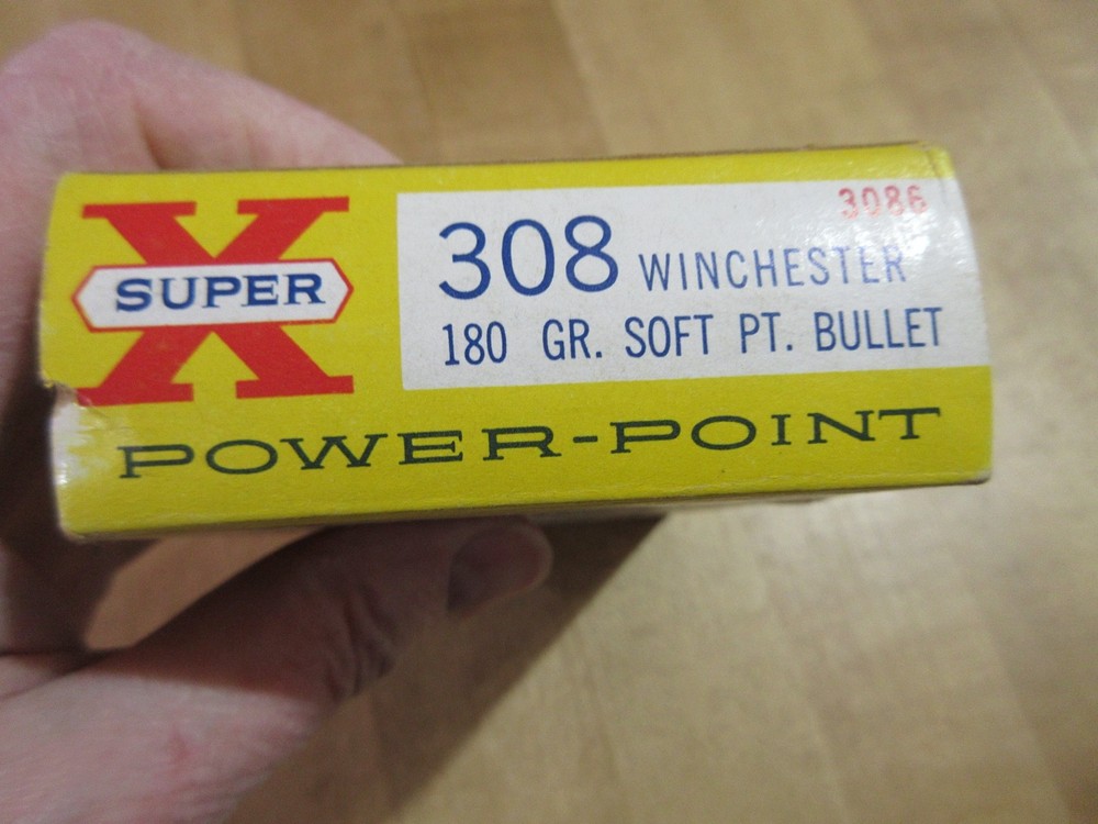 Empty Ammo Box Super x 308 with insert. (w21) #31