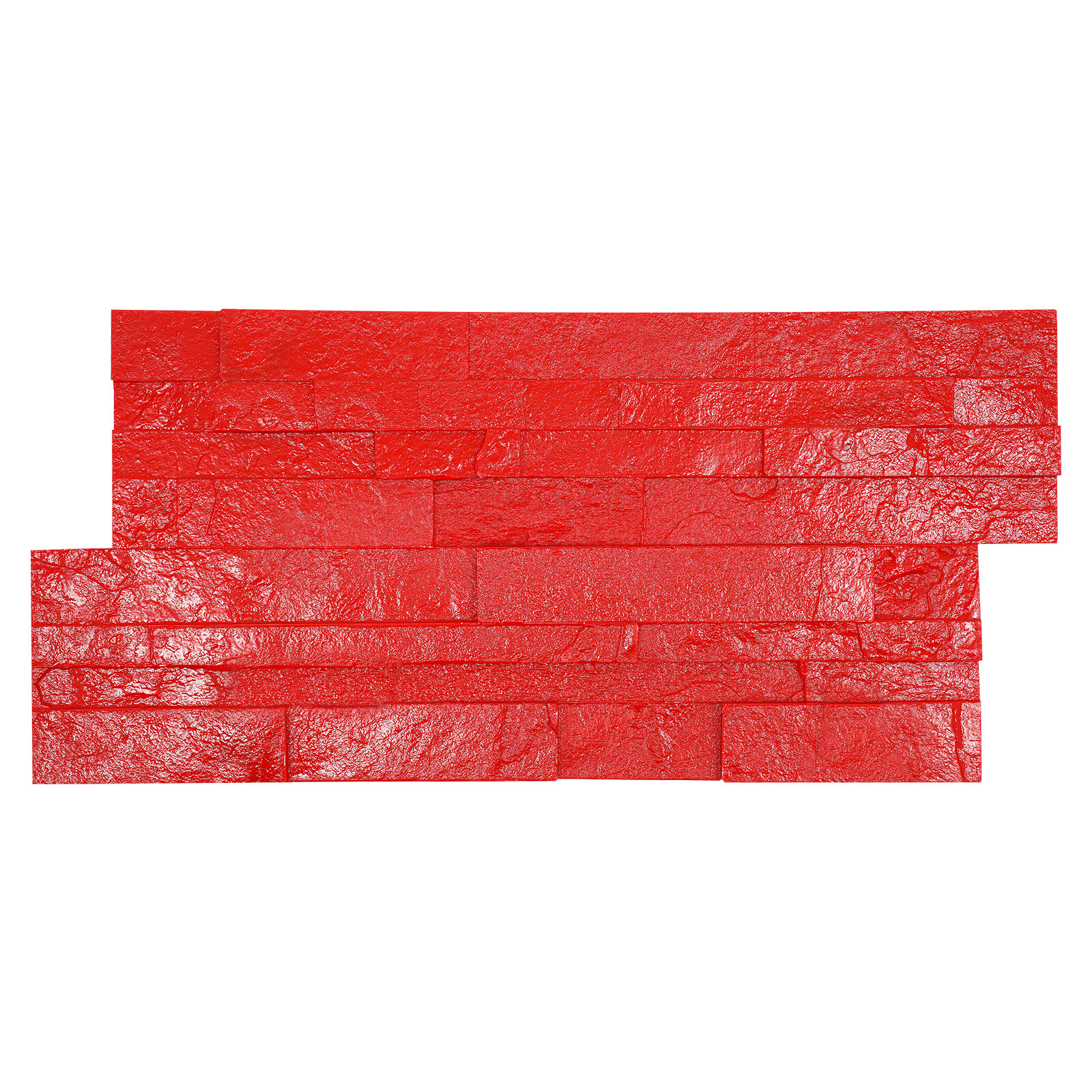 300*650mm Rectangular Concrete Stamping Molds Concrete Mould For Wall & Floor