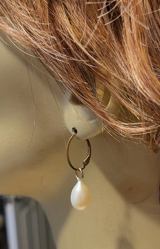 One Pair INTERCHANGEABLE Oval Leverback Earring Wires Sterling Silver