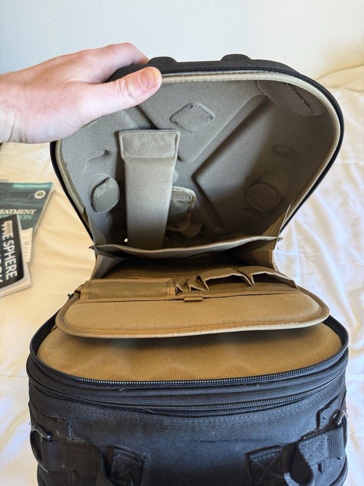 Hazard 4 Pillbox Black Hardshell Tactical Backpack EDC Camera Pack MOLLE