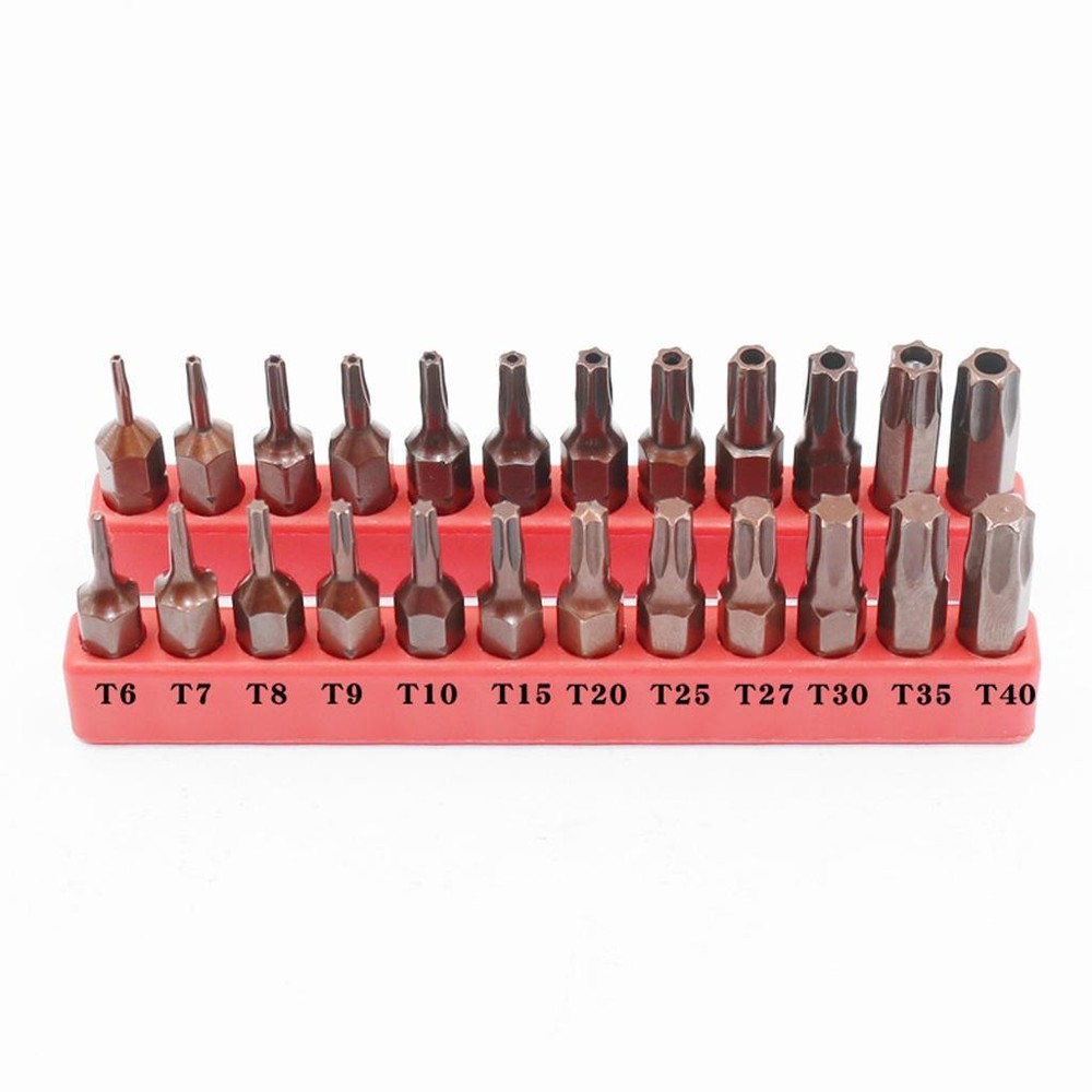 12-piece pneumatic screwdriver set with 1/4" Allen socket