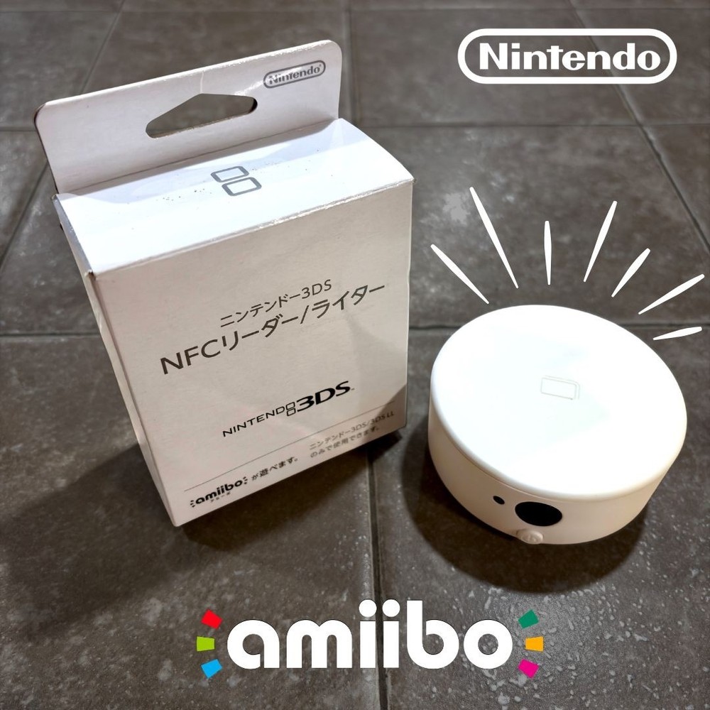 Nintendo 3DS NFC Reader Writer Accessory Amiibo OEM TESTED CTR-A-FGWA