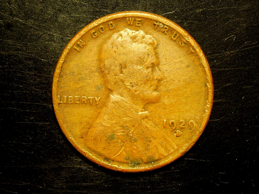 1929-S  LINCOLN WHEAT CENT #17