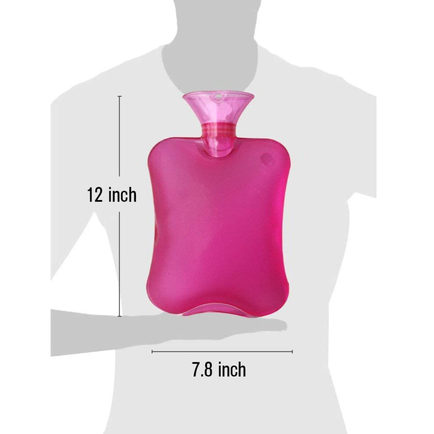 Hot Water Bottle w/Knitted Cover 2L Hot Cold Compress Neck Shoulder Pain Relief