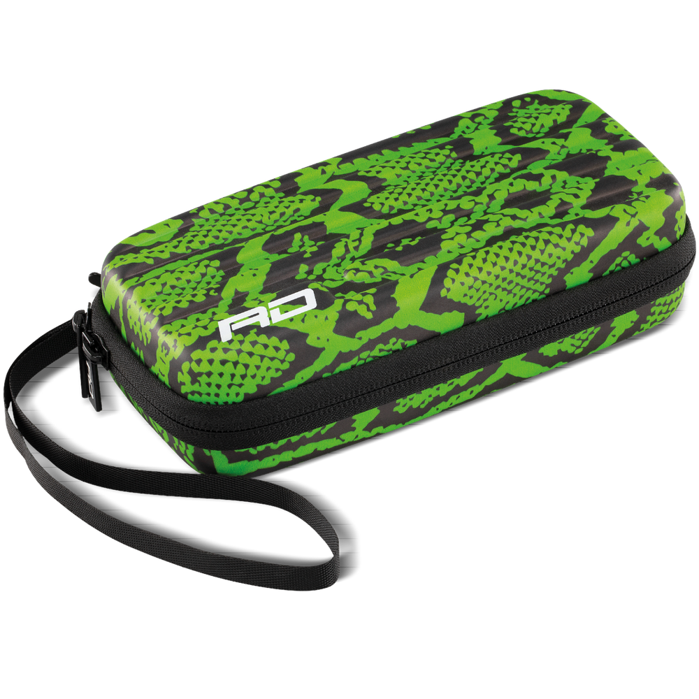 PETER WRIGHT SNAKEBITE RED DRAGON MONZA GREEN DART CASE