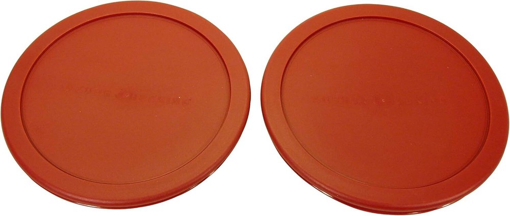Anchor Hocking 30% Stronger Replacement Lid 2 x 7 Cup , Red, Round, Improved